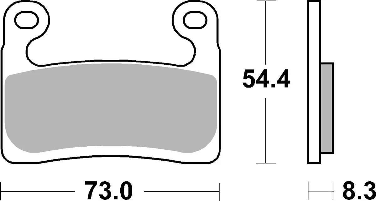 SBS brzdové destičky 960DC RACING DUAL CARBON barva zlatá BMW S 1000RR 19-21 (SBS brzdové destičky 960DC RACING DUAL CARBON barva zlatá BMW S 1000RR)