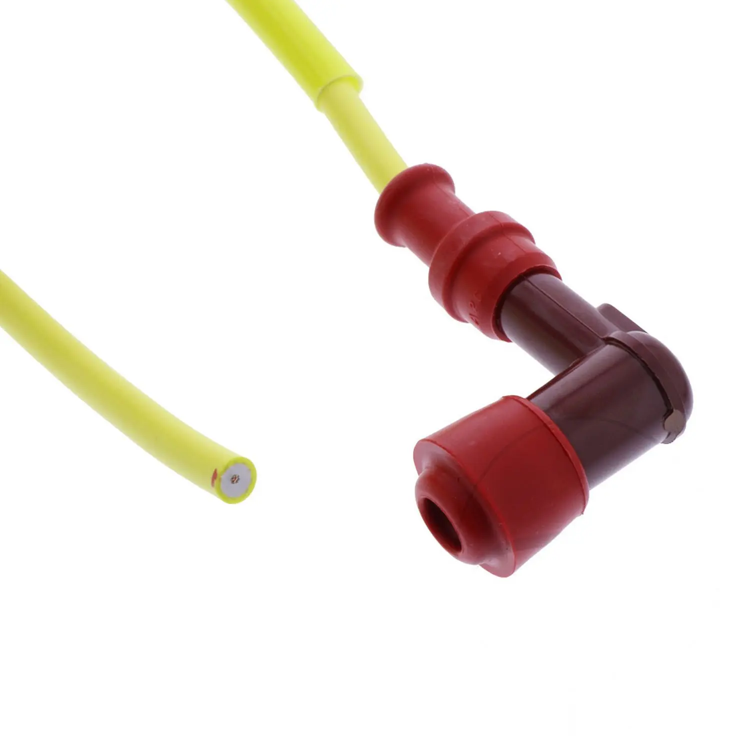 NGK fajfka na zapalovací svíčky ebonitová ohnutá (90) kabel 50 cm barva červená (NR 96641) ( )