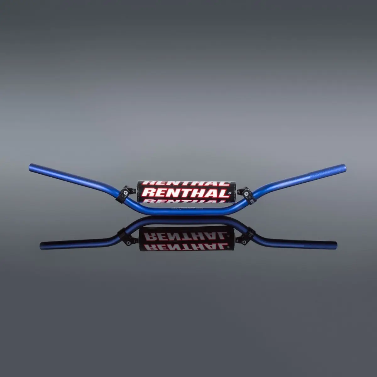 RENTHAL řidítka 7/8 (22mm) MX HANDLEBAR BLUE RC PADDED barva modrá s chráničem (RENTHAL řidítka 7/8 (22mm) MX HANDLEBAR BLUE RC PADDED barva modrá s)