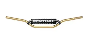 RENTHAL řidítka 7/8 (22mm) MX HANDLEBAR GOLD RC PADDED barva zlatá s chráničem ( )