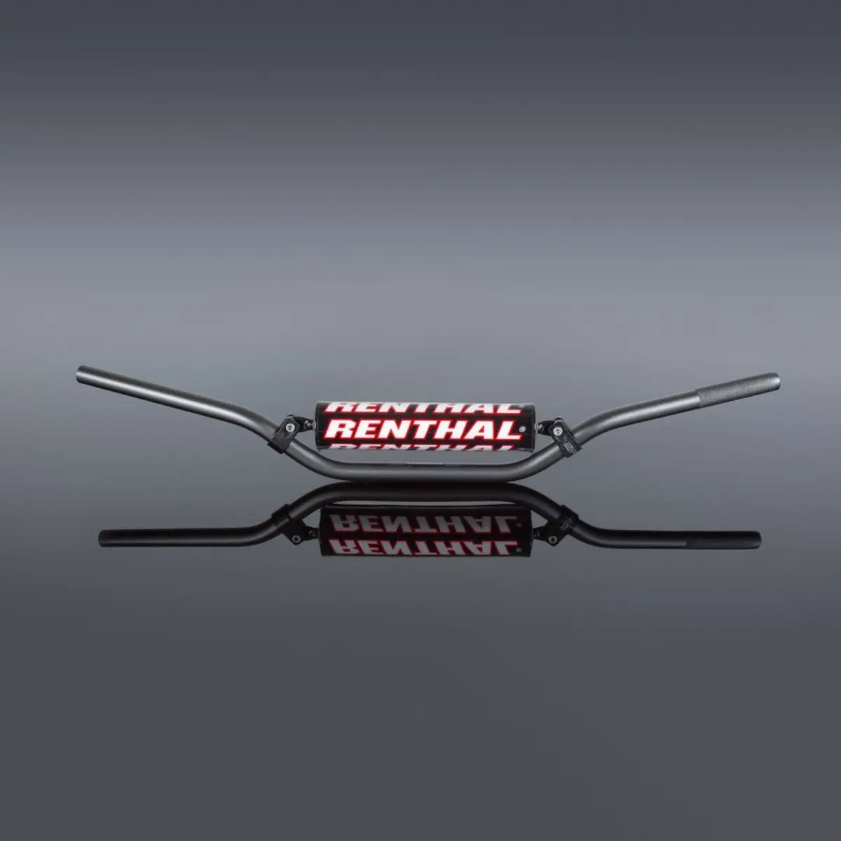 RENTHAL řidítka 7/8 (22mm) MX HANDLEBAR GREY RC PADDED barva šedá s chráničem (RENTHAL řidítka 7/8 (22mm) MX HANDLEBAR GREY RC PADDED barva šedá s)
