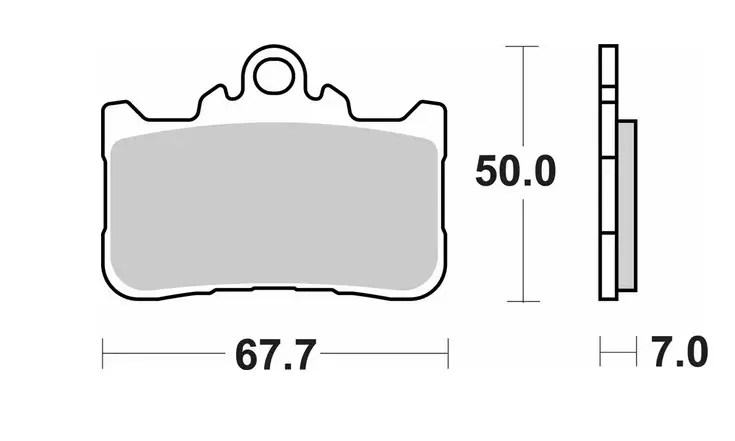 SBS brzdové destičky KH759 STREET PERFORMANCE (EXCEL) sintrované barva zlatá HONDA CB 500 F/X/R 22-, CBR 500 R 22-, CB 750 HORNET 23- přední (SBS)