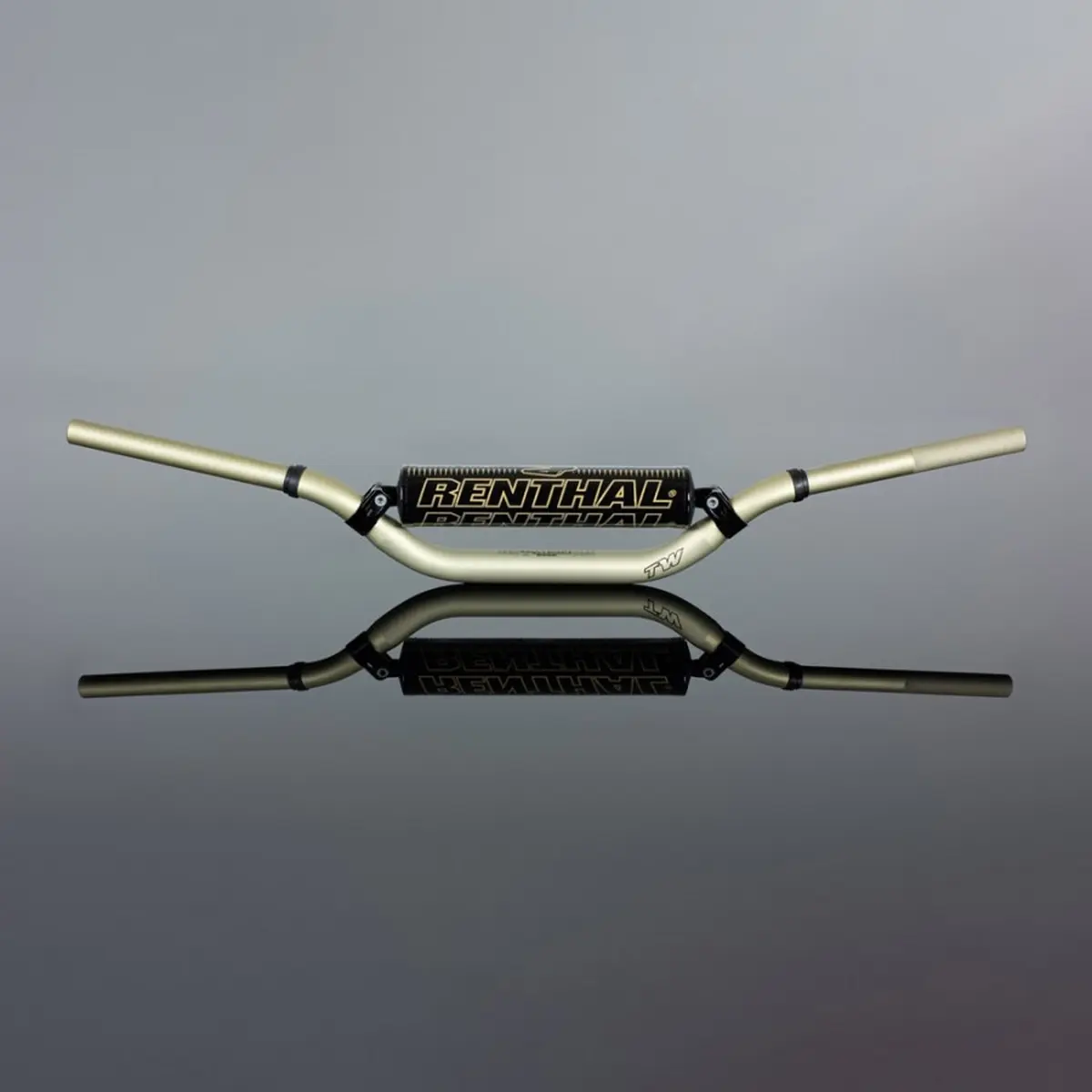 RENTHAL řidítka 1,1/8 (28,6mm) MX TWINWALL 998 HANDLEBAR HARD ANO REED / WINDHAM PADDED barva HARD ANO s chráničem (LIMITED EDITION HARD ANO) ( )