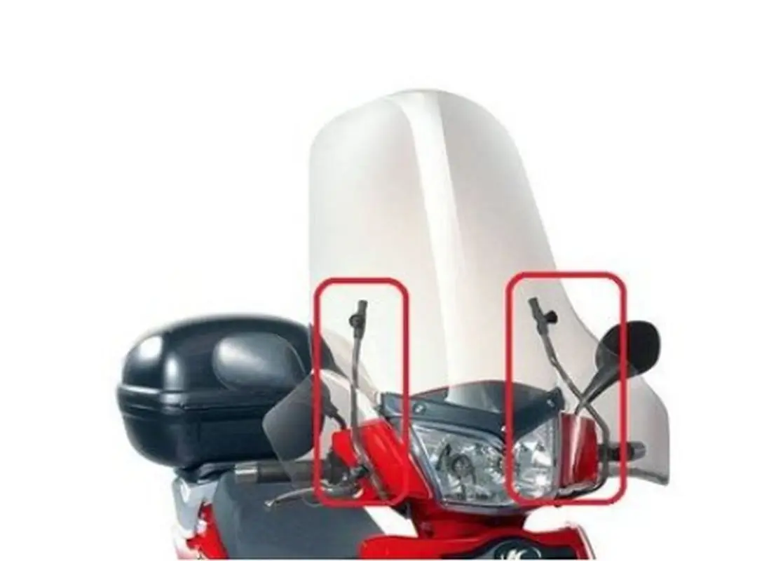 KAPPA upevnění plexi KYMCO PEOPLE S 50/125/200 05-15 (KAPPA upevnění plexi KYMCO PEOPLE S 50/125/200 05-15)