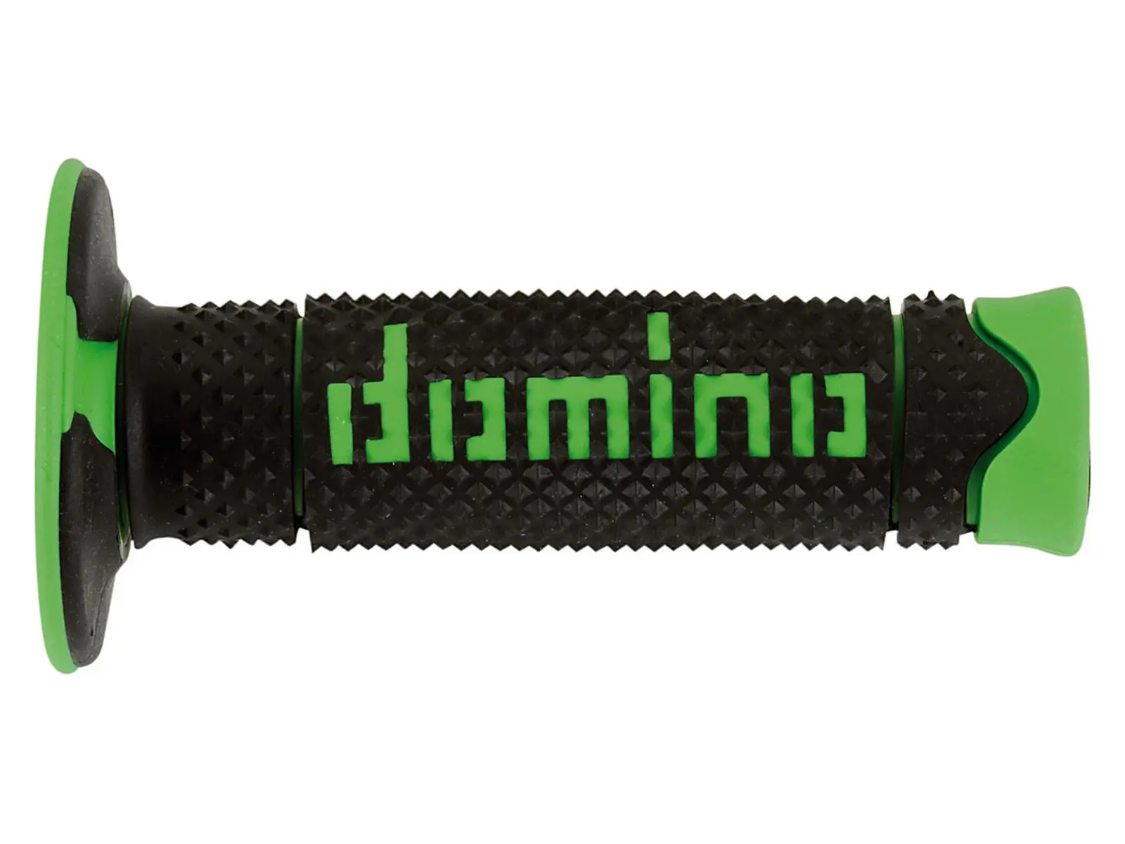 DOMINO gripy OFF ROAD dvousložkové barva černá/zelená ( )