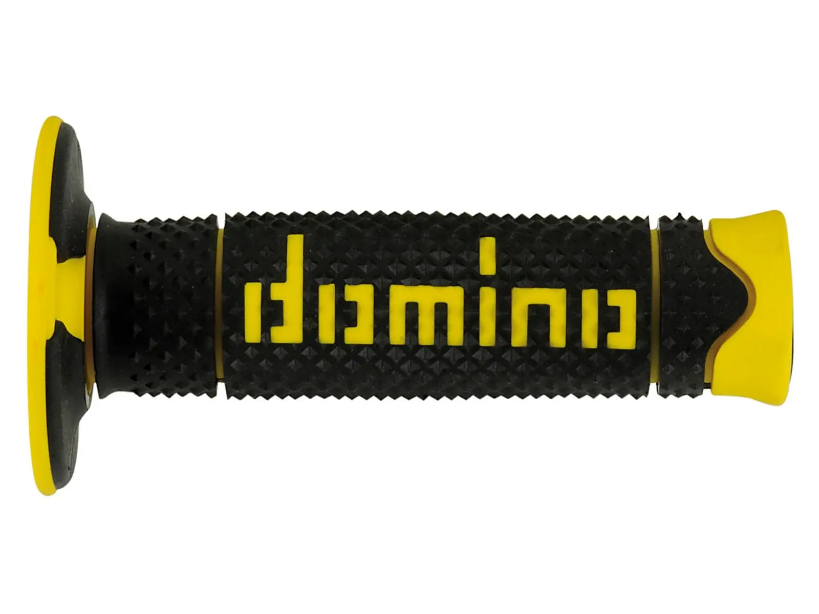 DOMINO gripy OFF ROAD PYRAMID dvousložkové barva černá/žlutá ( )