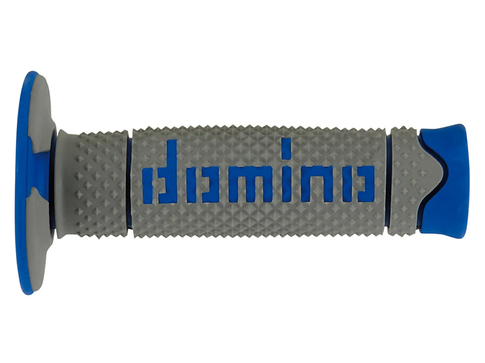 DOMINO gripy OFF ROAD dvousložkové barva šedá/modrá ( )