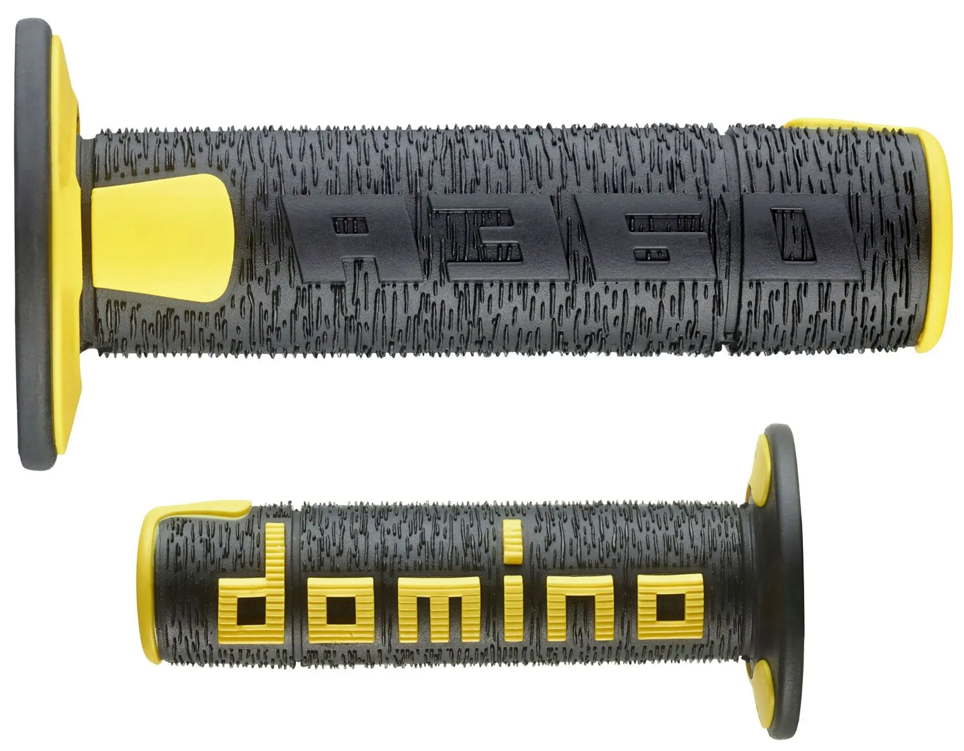 DOMINO gripy OFF ROAD NEW LAMELAR dvousložkové barva černá/žlutá ( )