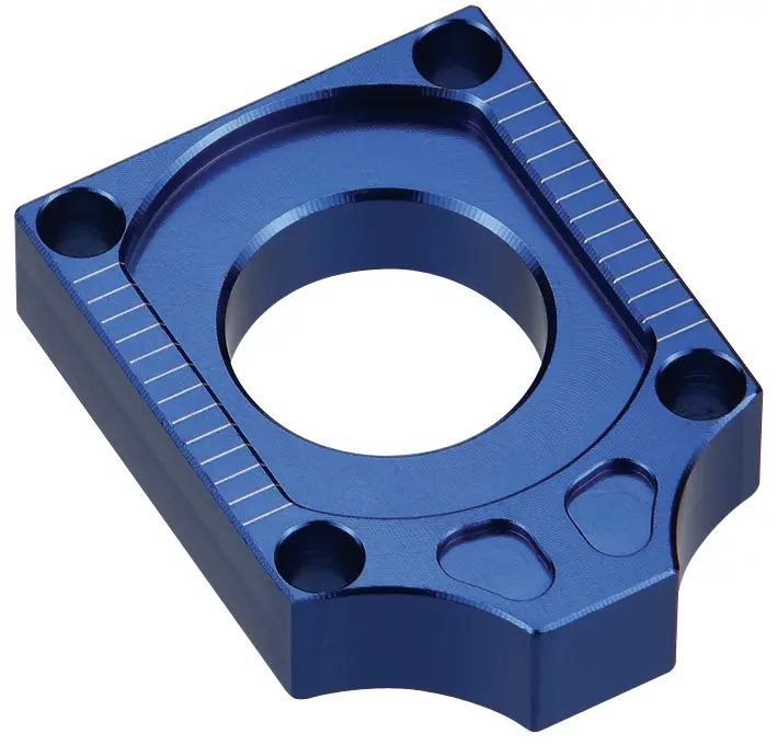 ACCEL napínač zadní osy YAMAHA YZ/YZF '09-'11, YZF 450 '09 barva modrá (ACCEL napínač zadní osy YAMAHA YZ/YZF '09-'11, YZF 450 '09 barva modrá)