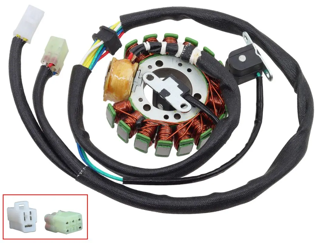 BRONCO stator (vinutí) alternátoru YAMAHA YFM 350 WOLVERINE 95-99 (4KB-85510-10; 4KB-85510-11; 4KB-85510-12) ( )