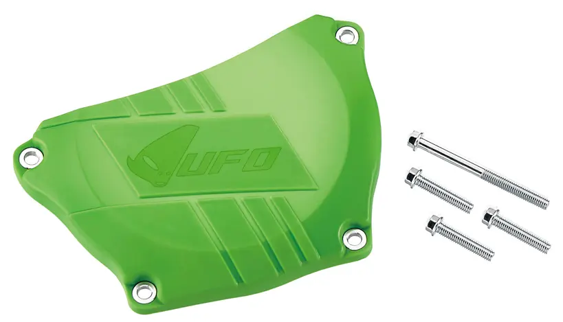 UFO kryt spojky KAWASAKI KXF 250 09-17, barva zelená (UFO kryt spojky KAWASAKI KXF 250 09-17, barva zelená)