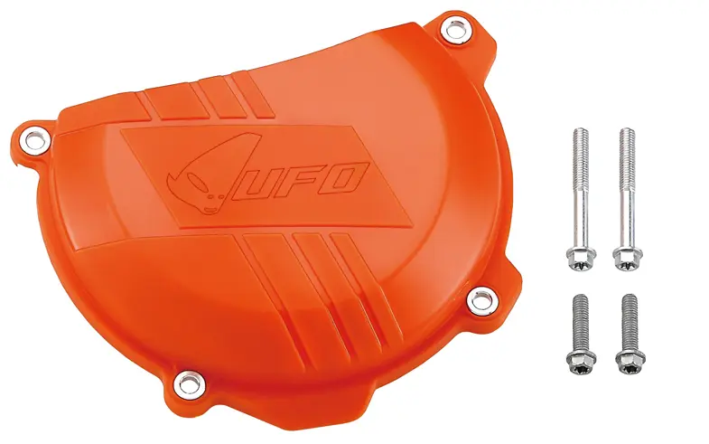 UFO kryt spojky KTM SXF 250 13-15, SXF 350 11-15, EXC 250 13-15, EXC 350 12-15, barva oranžová (UFO kryt spojky KTM SXF 250 13-15, SXF 350 11-15, EXC)
