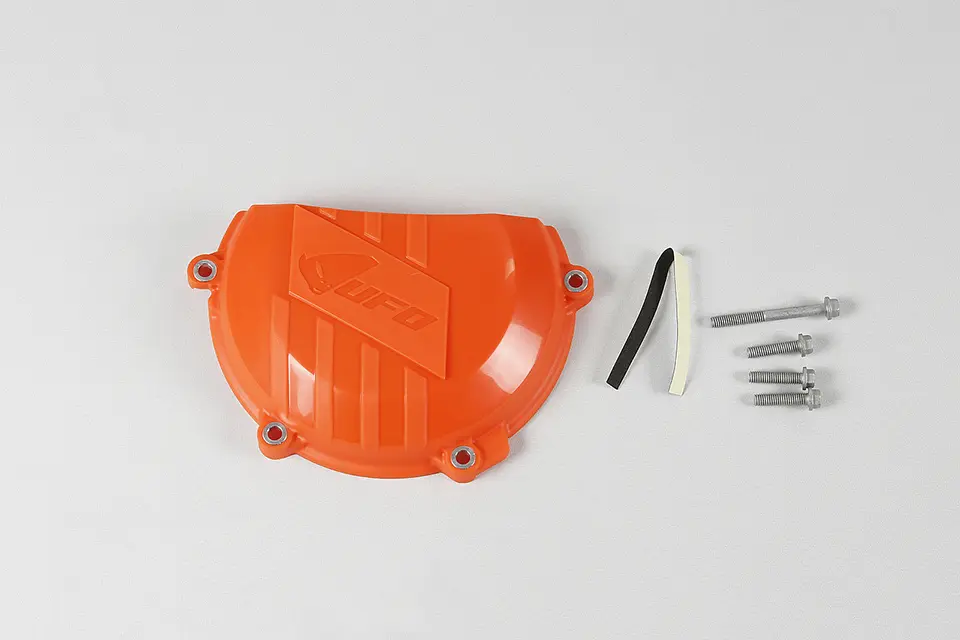 UFO kryt spojky KTM SXF 450 16-17, EXC 450 16-17, barva oranžová (UFO kryt spojky KTM SXF 450 16-17, EXC 450 16-17, barva oranžová)
