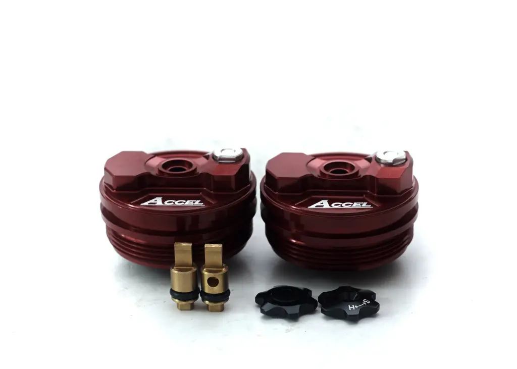 ACCEL horní zátka předního tlumiče s regulací HONDA CRF 250R 18-20, CRF 450R/RX 17-20, CRF 250RX 19-20, CRF 450X/L 19, KAWASAKI KXF 450 19-20, SUZUKI