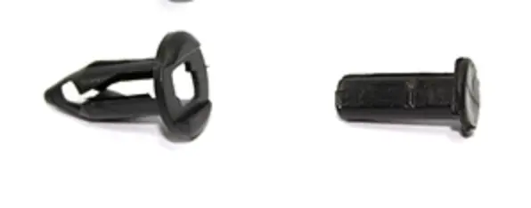 BRONCO plastové montážní hmoždinky (hloubka 21,5mm, tloušťka 8/10,5mm, šířka hlavy 15mm, celková délka 19/24mm) (10 kusů) ( )