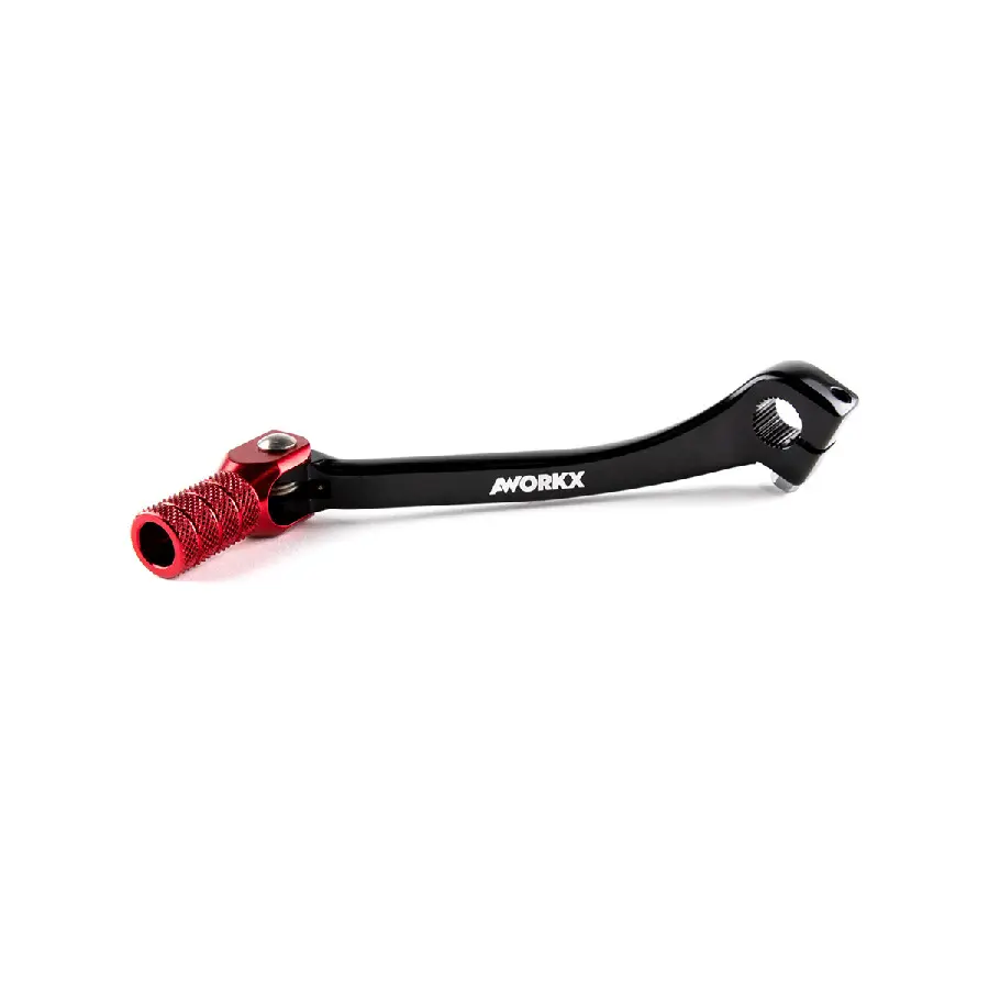 AWORKX páčka řazení HONDA CRF 250 18- , CRF 450 17- barva černá (červená koncovka) (AWORKX páčka řazení HONDA CRF 250 18- , CRF 450 17- barva černá)