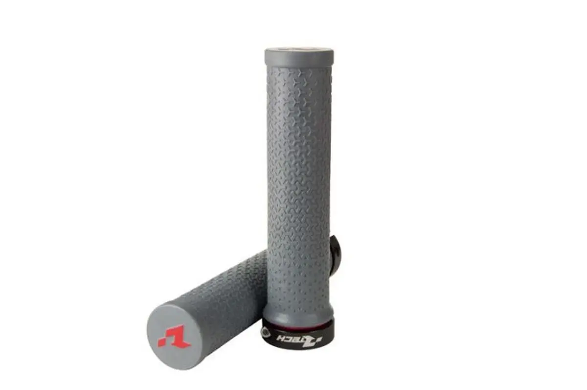 RACETECH (RTECH) gripy R20 LOCK-ON se zámkem barva šedá (RACETECH (RTECH) gripy R20 LOCK-ON se zámkem barva šedá)