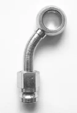 FREN TUBO koncovka brzdové hadice kompletní průměr 10mm úhel 45° (boční) (FREN TUBO koncovka brzdové hadice kompletní průměr 10mm úhel 45° (boční))