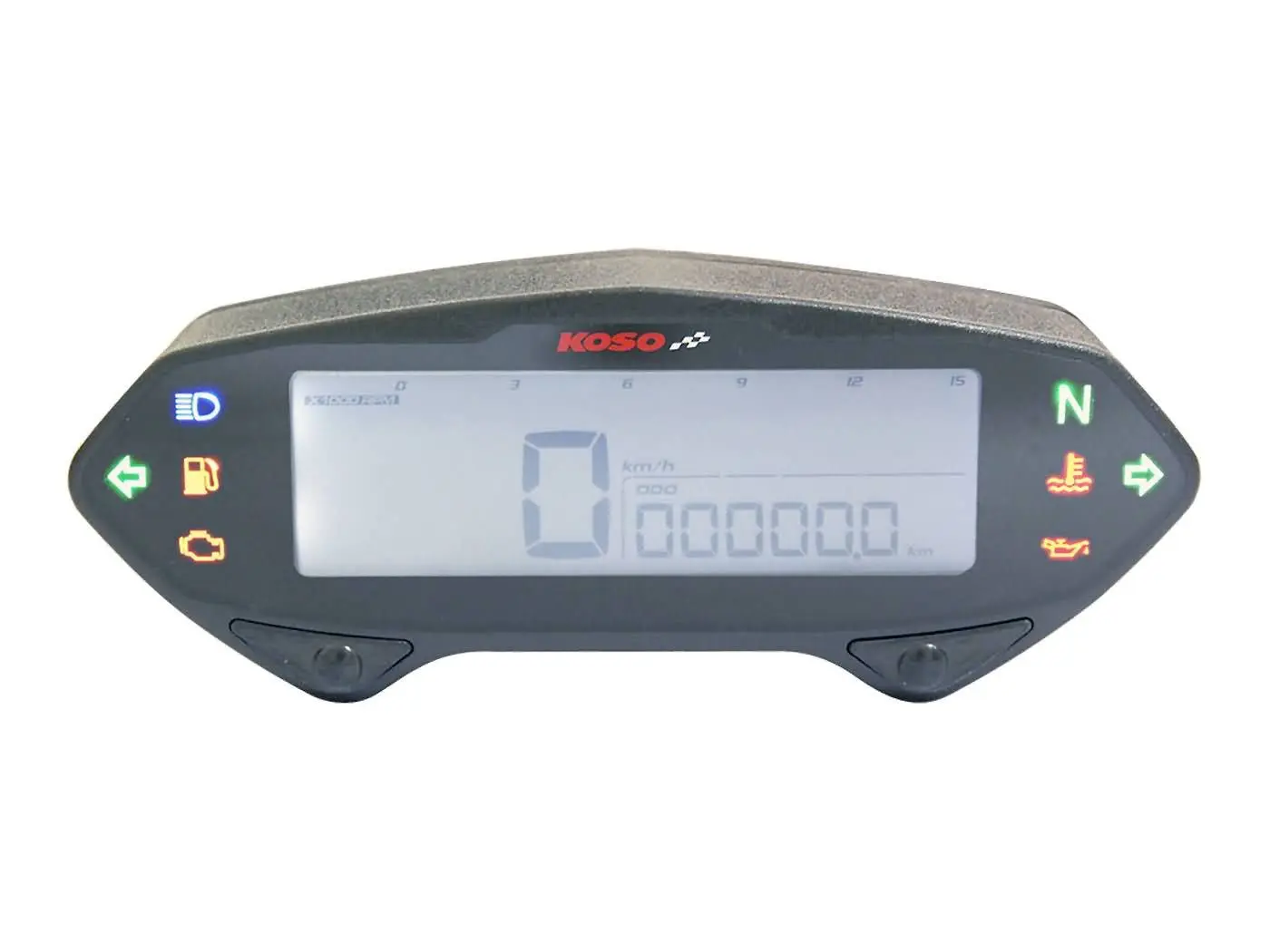 KOSO univerzální tachometr model DB-01RN (EL) ( )