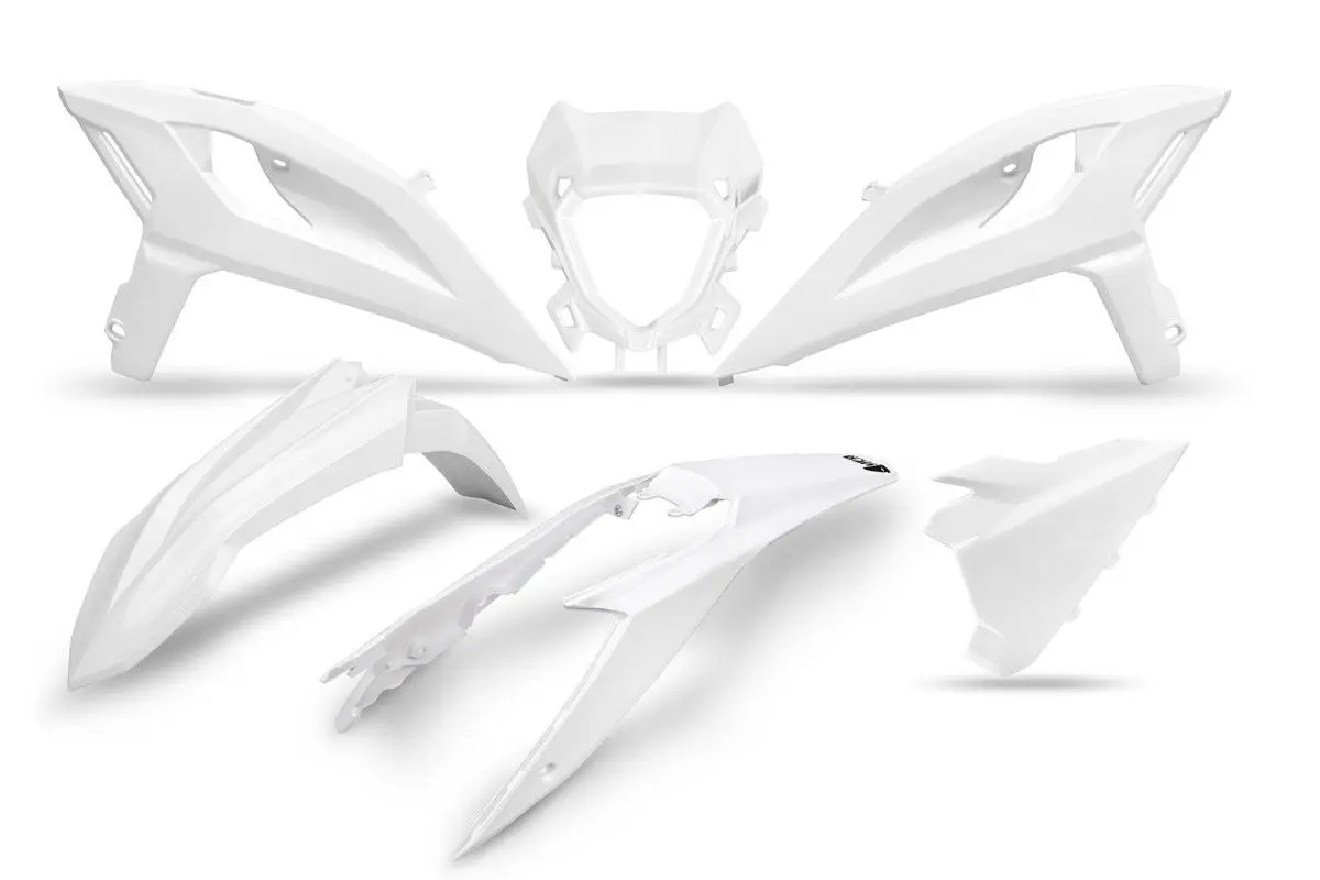 UFO kompletní sada plastů BETA RR 2T/4T 250 / 300 / 350 / 400 / 450 25-26 barva bílá ( )