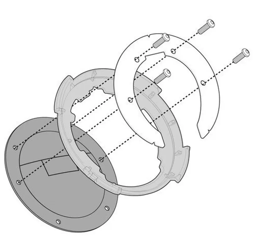 KAPPA držák Tanklock KTM DUKE 125 (11) (KAPPA držák Tanklock KTM DUKE 125 (11))