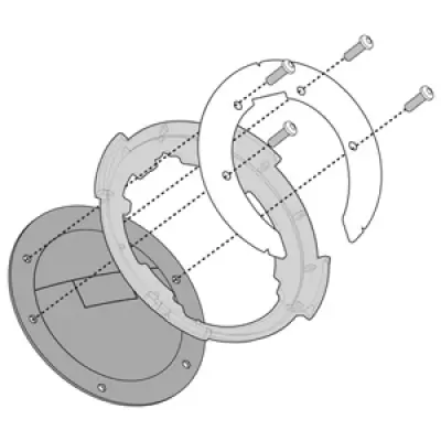 KAPPA držák Tanklock BMW G650 GS 11-14 (KAPPA držák Tanklock BMW G650 GS 11-14)
