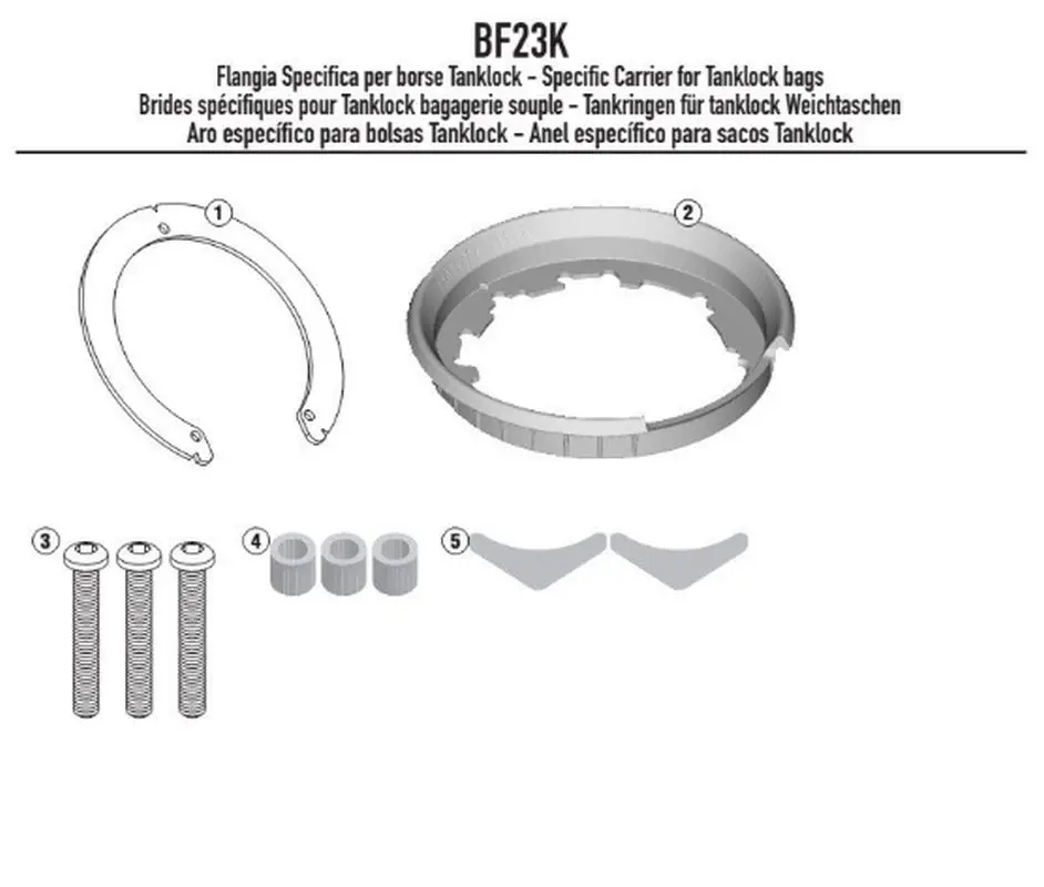 KAPPA držák Tanklock YAMAHA MT 09 850 TRACER 15-17, TRACER 9 18-24 ( )