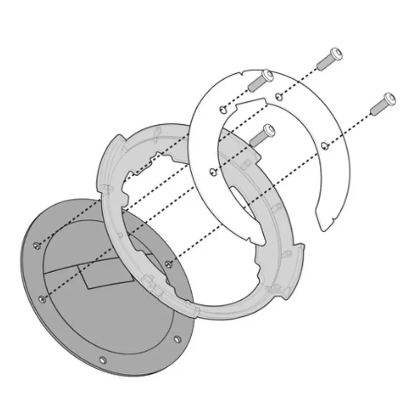 KAPPA držák Tanklock APRILIA TUONO 1100 15-25 DUCATI STREETFIGHTER V4 1110 20-22 (KAPPA držák Tanklock APRILIA TUONO 1100 15-25 DUCATI STREETFIGHTER)