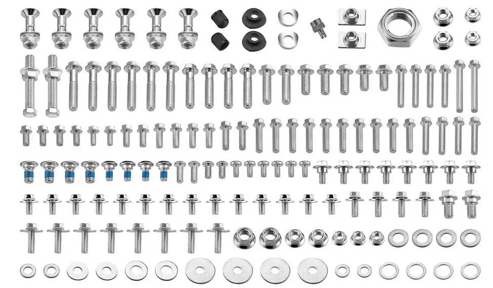 ACCEL sada šroubů PRO PACK FACTORY (velký) KAWASAKI KX/KXF (154 dílů) (BKP-05) ( )