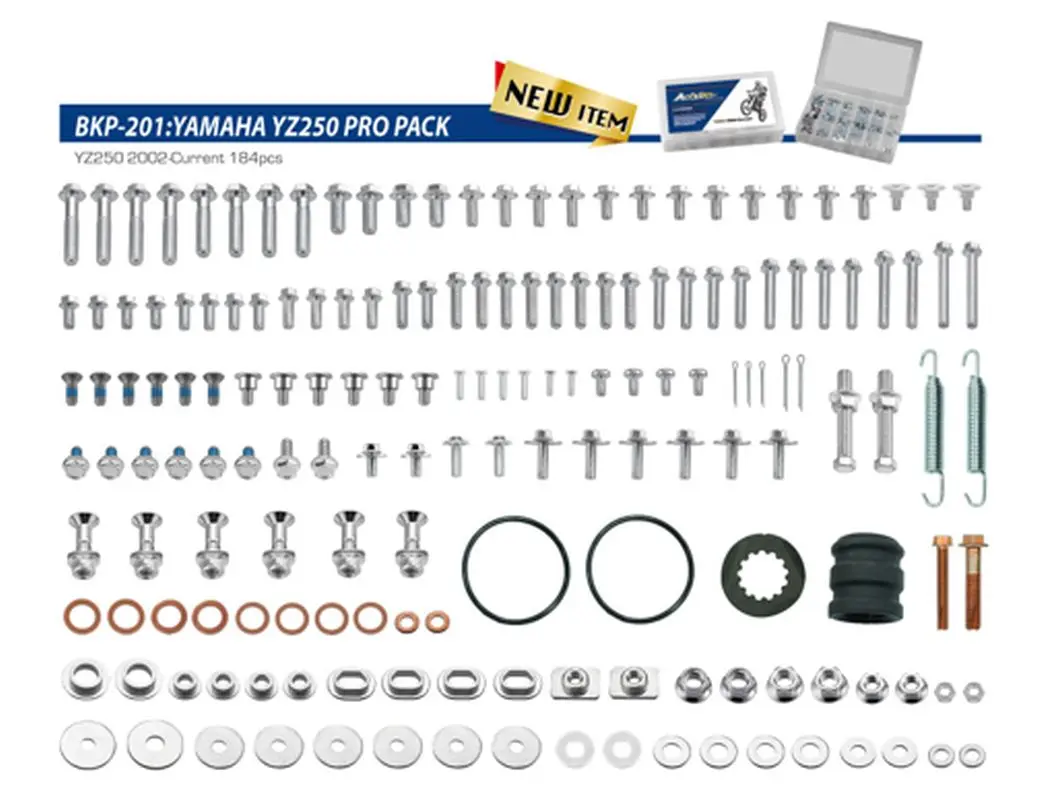 ACCEL sada šroubů PRO PACK FACTORY 2T (velká) YAMAHA YZ 250 02 ( )
