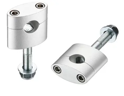 ACCEL držáky/zvedáky na řidítka (22,2mm) výška 33mm se šroubem M12 barva černá (BM-08BK22) ( )