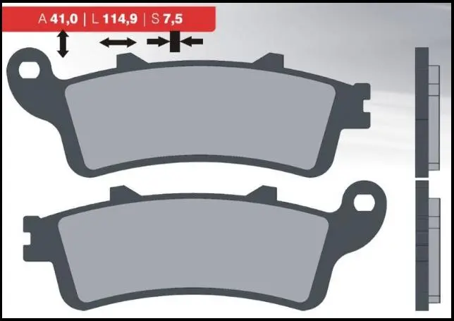 BRENTA brzdové destičky KH281 / KH261 (organické) (tloušťka 9,5mm) (BRENTA brzdové destičky KH281 / KH261 (organické) (tloušťka 9,5mm))