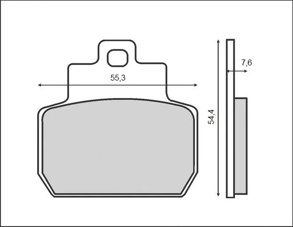 BRENTA brzdové destičky KH425 (organické) (BRENTA brzdové destičky KH425 (organické))