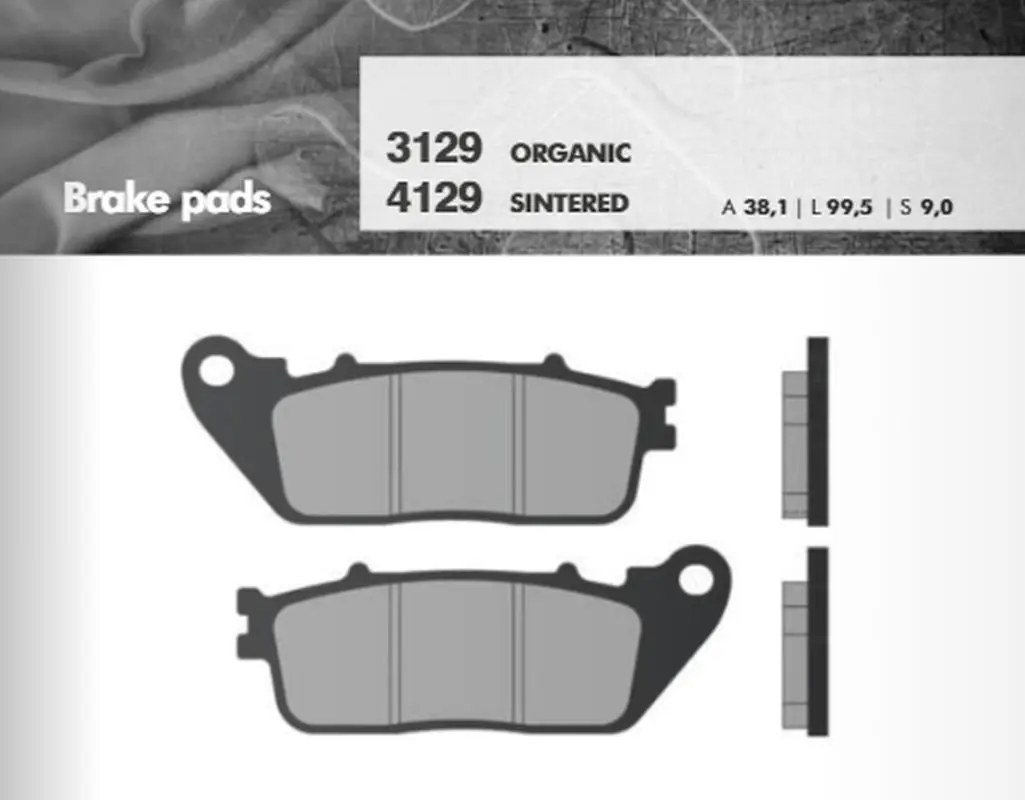 BRENTA brzdové destičky KH488 (FT 3129) (BRENTA brzdové destičky KH488 (FT 3129))