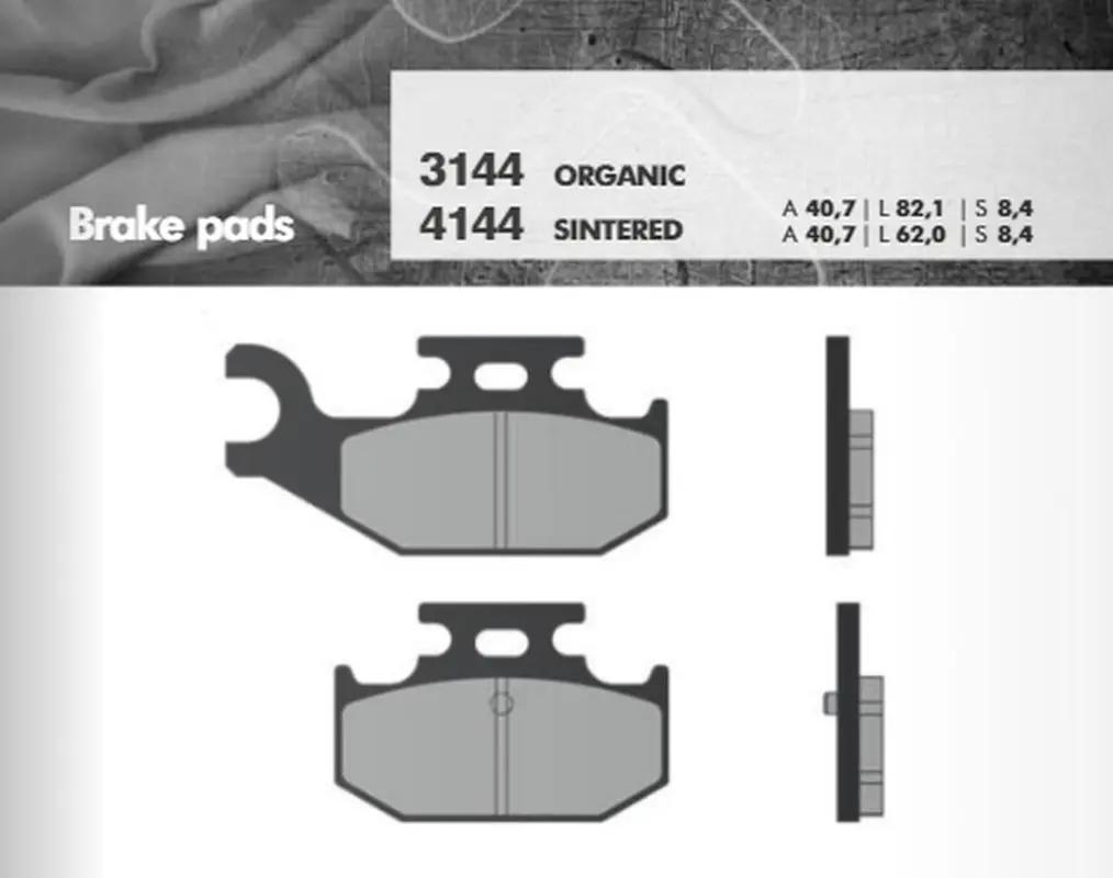 BRENTA brzdové destičky KH428 (YFM700 RAPTOR 06-13 zadní) (FT 3144) (BRENTA brzdové destičky KH428 (YFM700 RAPTOR 06-13 zadní) (FT 3144))