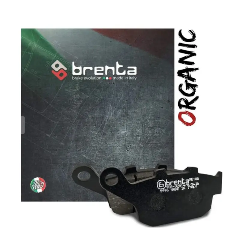 BRENTA brzdové destičky KH496 ORGANIC HONDA CB 500R/X '13-'16, CB 650F '14-'16, CBR 650/CTX 700 zadní (FT 3155) (BRENTA brzdové destičky KH496)