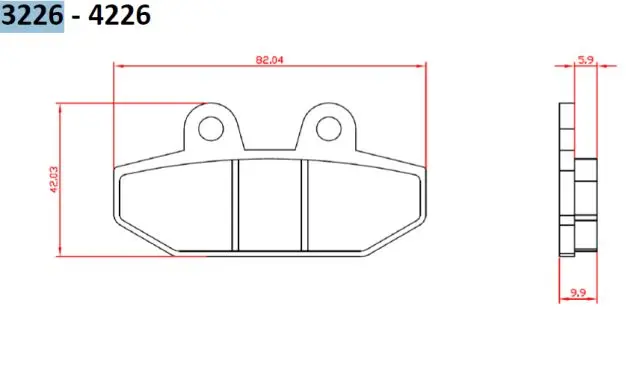 BRENTA brzdové destičky KH710 HARLEY-DAVIDSON 1750/1870 18-20, zadní (FT 3226) (BRENTA brzdové destičky KH710 HARLEY-DAVIDSON 1750/1870 18-20, zadní)