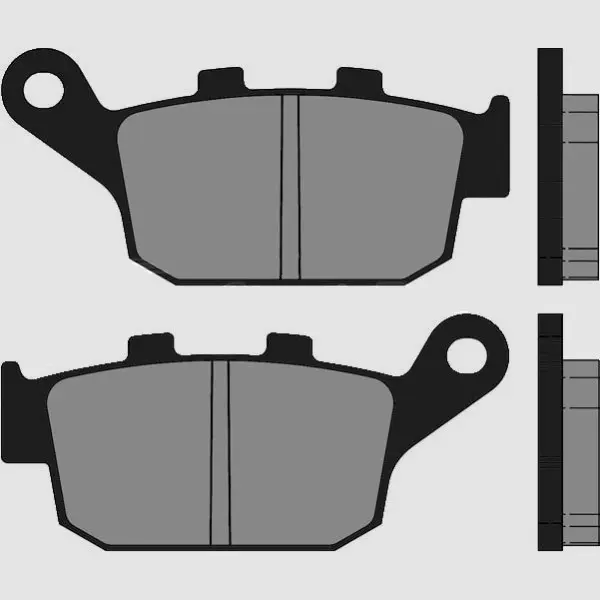 BRENTA brzdové destičky KH140 sintrované barva zlatá zadní (HONDA, KAWASAKI, TRIUMPH, YAMAHA XJ6, XSR70) (FT 4073) ( )
