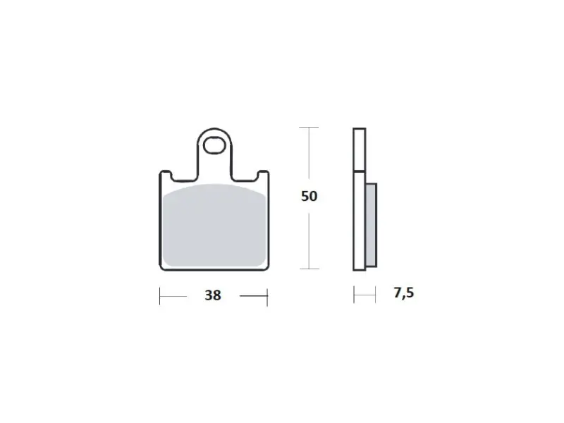 BRENTA brzdové destičky KH417/4 sintrované barva zlatá KAWASAKI přední (FT 4115) (BRENTA brzdové destičky KH417/4 sintrované barva zlatá KAWASAKI)