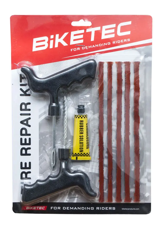 BIKETEC sada na opravu propíchnutých bezdušových pneumatik komplet (BIKETEC sada na opravu propíchnutých bezdušových pneumatik komplet)