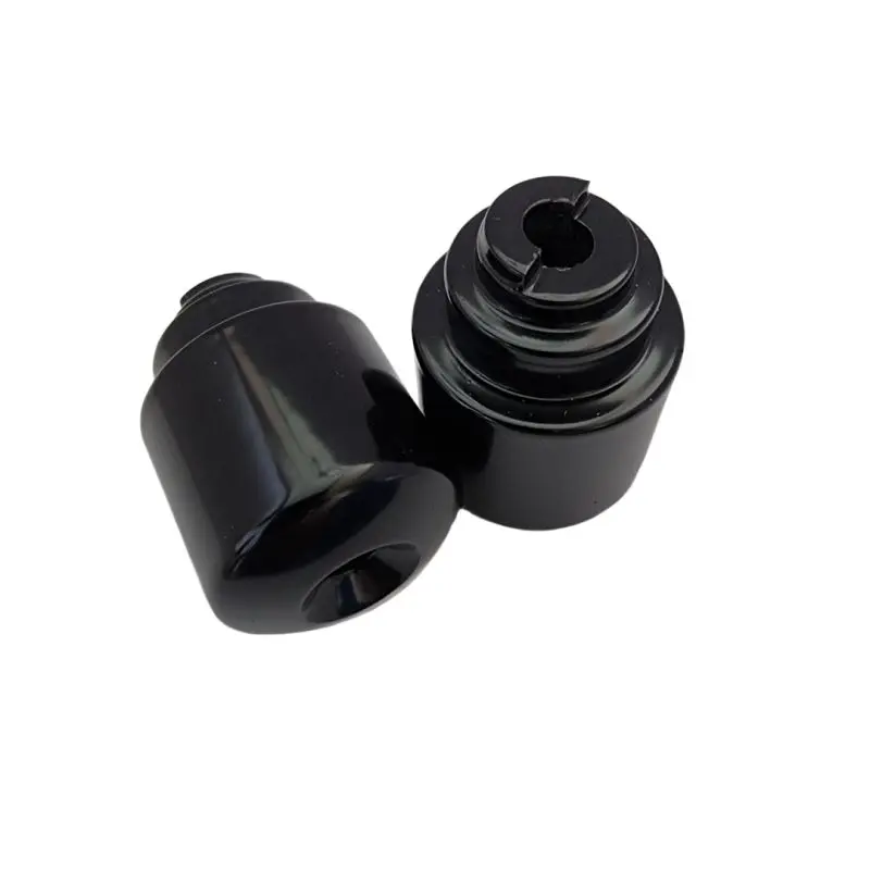 BIKETEC koncovky/závažíčka řidítek HONDA CBR 600 RR (2003-2006), CBR 1000 RR (2004-), VFR 1200 (2010-) barva černá 2403060000 (53105-MEE-940)
