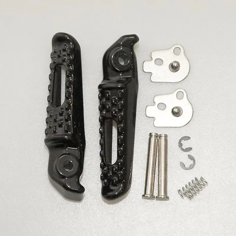BIKETEC PARTS sada stupaček pasažéra kompletní s upevněním HONDA CBR 600RR / CBR 1000RR 03-14 barva černá (BIKETEC PARTS sada stupaček pasažéra)