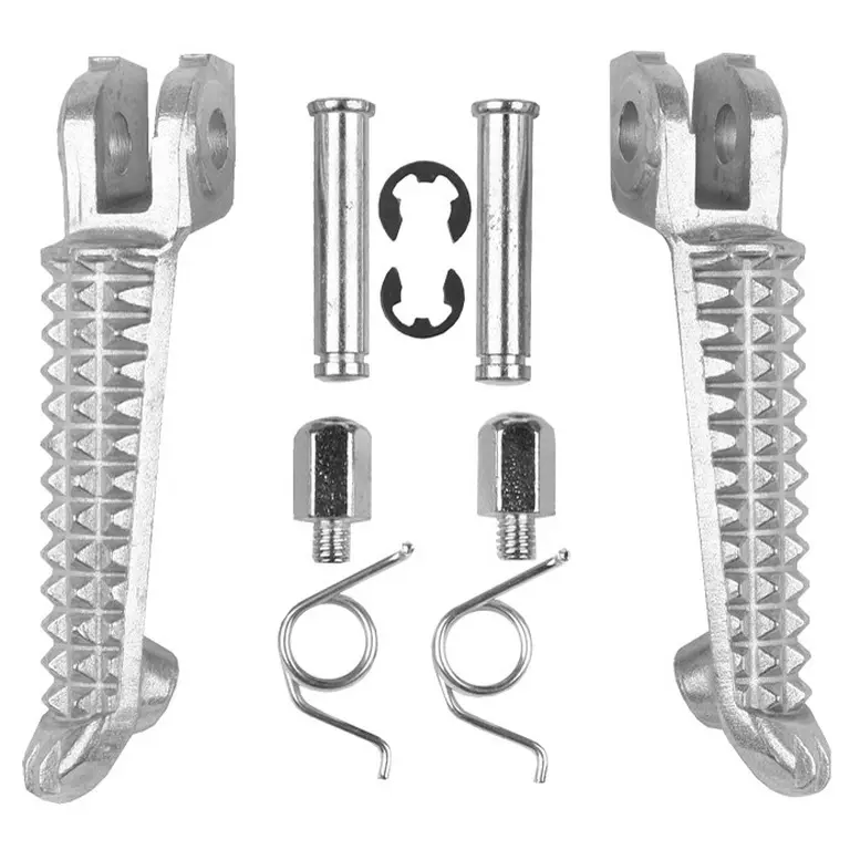 BIKETEC PARTS sada stupaček kompletní s upevněním YAMAHA YZF R1 98-11, YZF R6 99-12, YZF R6S 03-09 barva stříbrná (BIKETEC PARTS sada stupaček)