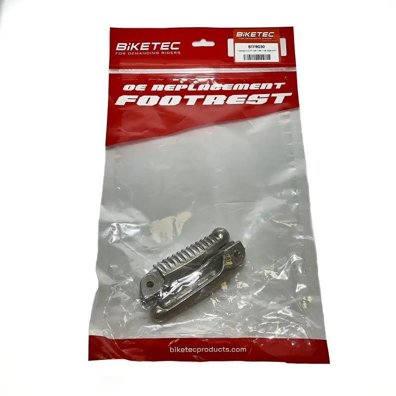 BIKETEC PARTS sada stupaček řidiče DUCATI 848/1098/1198 08-13 barva stříbrná (BIKETEC PARTS sada stupaček řidiče DUCATI 848/1098/1198 08-13 barva)