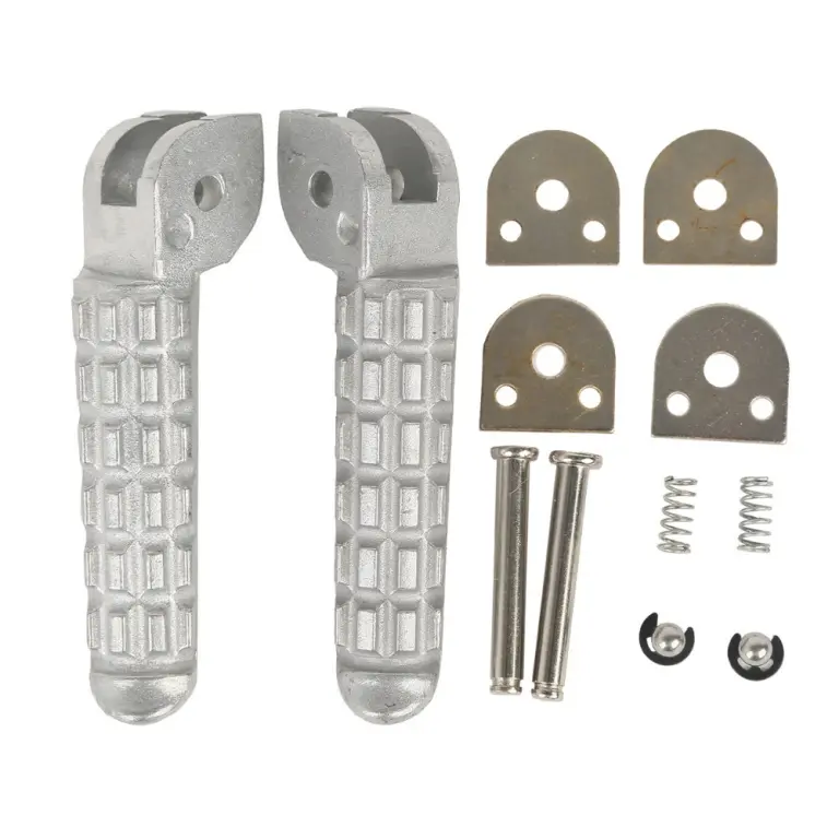 BIKETEC PARTS sada stupaček pasažéra kompletní s upevněním DUCATI MONSTER 696/796 09-13 barva stříbrná (BIKETEC PARTS sada stupaček pasažéra)