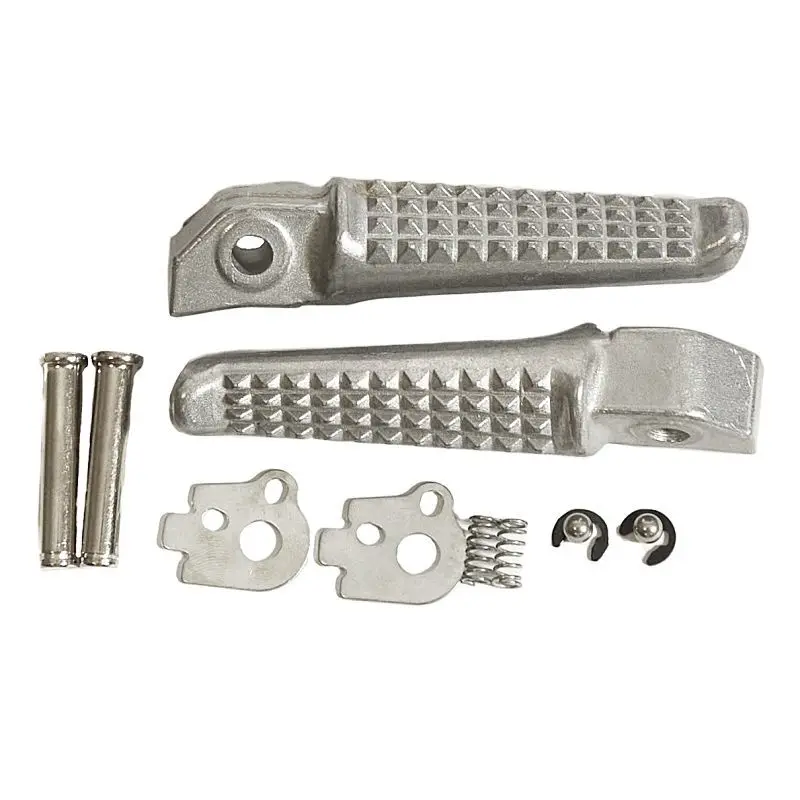 BIKETEC PARTS sada stupaček pasažéra kompletní s upevněním HONDA CB 1300 03-12 barva stříbrná (BIKETEC PARTS sada stupaček pasažéra kompletní s)
