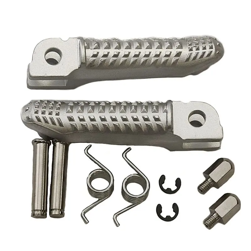 BIKETEC PARTS sada stupaček řidiče kompletní s upevněním BMW S 1000RR 15-17 barva stříbrná (BIKETEC PARTS sada stupaček řidiče kompletní s upevněním)