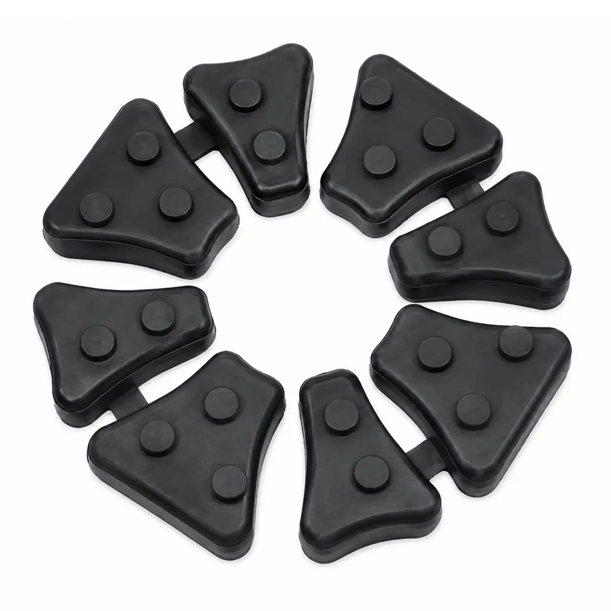BIKETEC SADA GUMOVÝCH DORAZŮ UNAŠEČE YAMAHA XV 125 VIRAGO '97-'01 , XF VIRAGO 250 '88-'00 , MT-125 '14-'19 , MT-03 660 '06-'14 , XT 600 '90-'03 , XT
