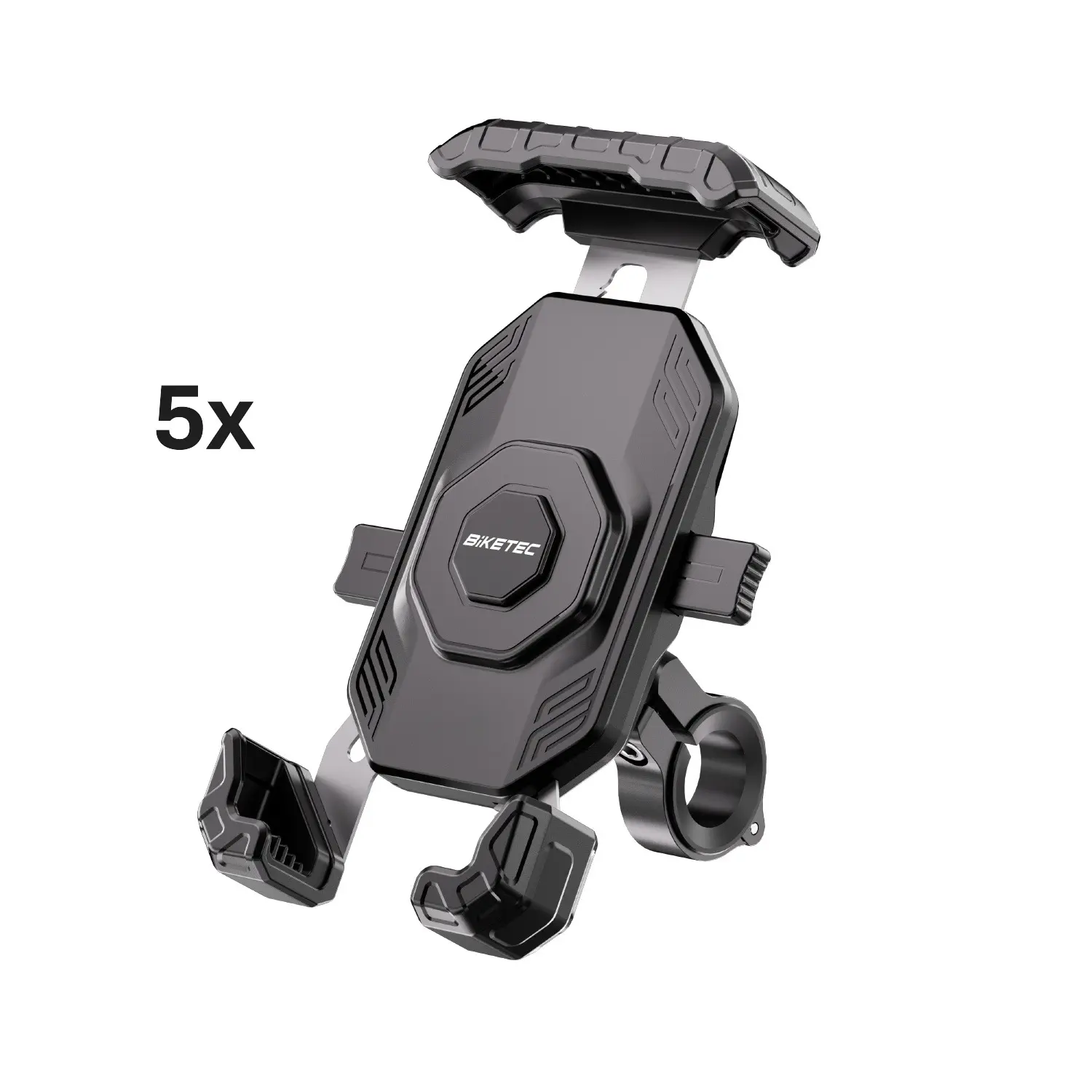 BIKETEC PRO sada 5 kusů držák motocyklový na telefon montovaný na řidítka nebo zrcátko ( )