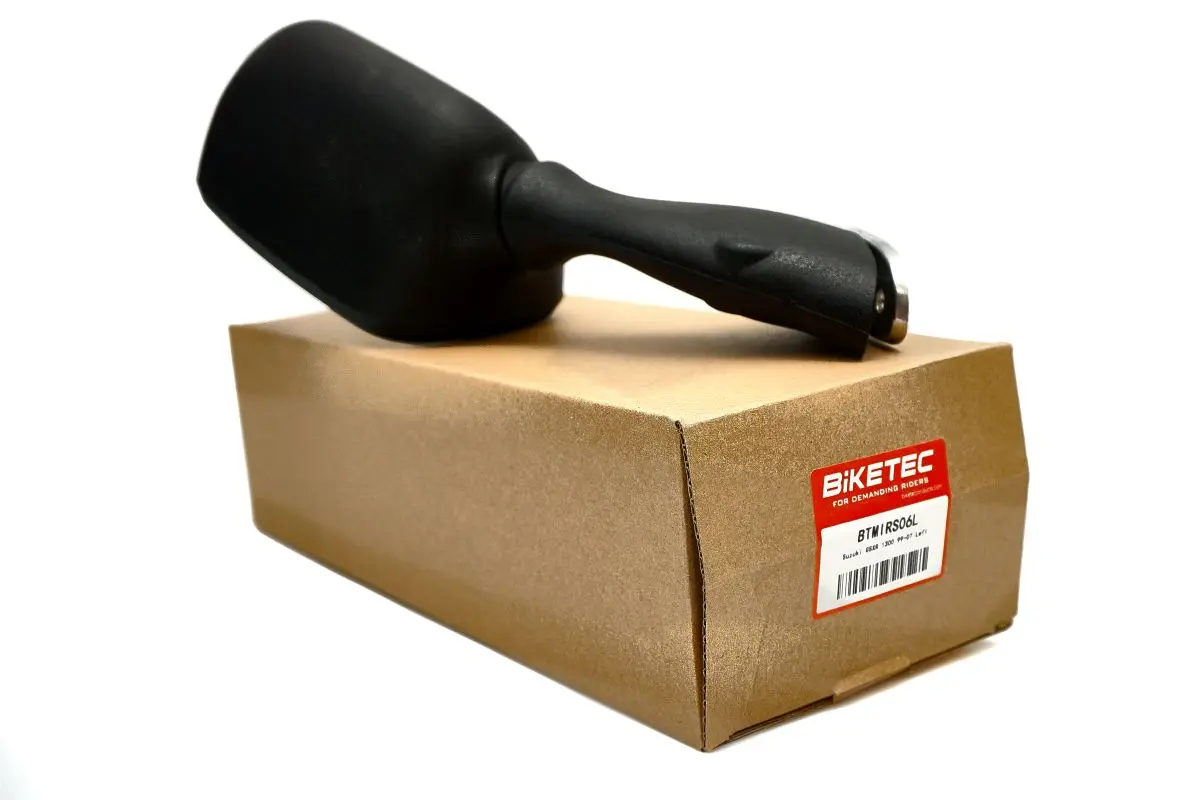 BIKETEC PARTS zrcátko SUZUKI GSXR 600/750 00-01, GSXR 1300 HAYABUSA 99-12 levé (BIKETEC PARTS zrcátko SUZUKI GSXR 600/750 00-01, GSXR 1300 HAYABUSA)